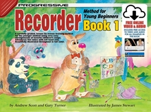 Progressive Recorder Methods For Young Beginners Book 1 Book/OA